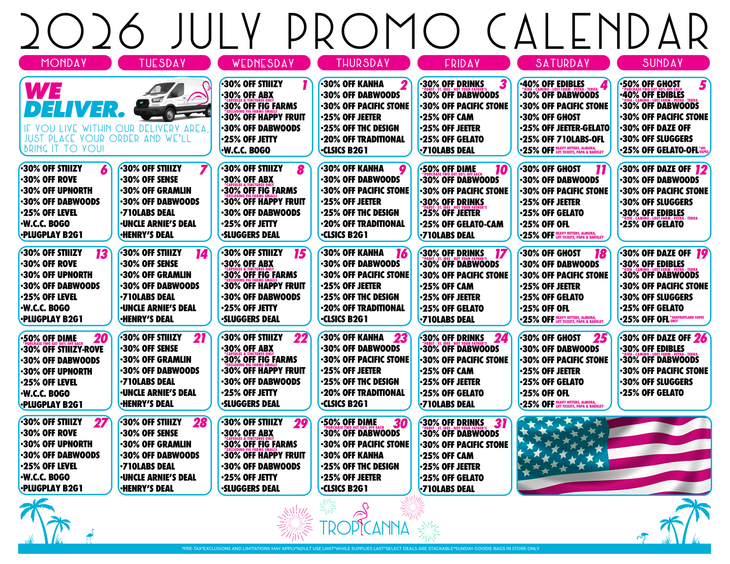 July 2026 Calendar