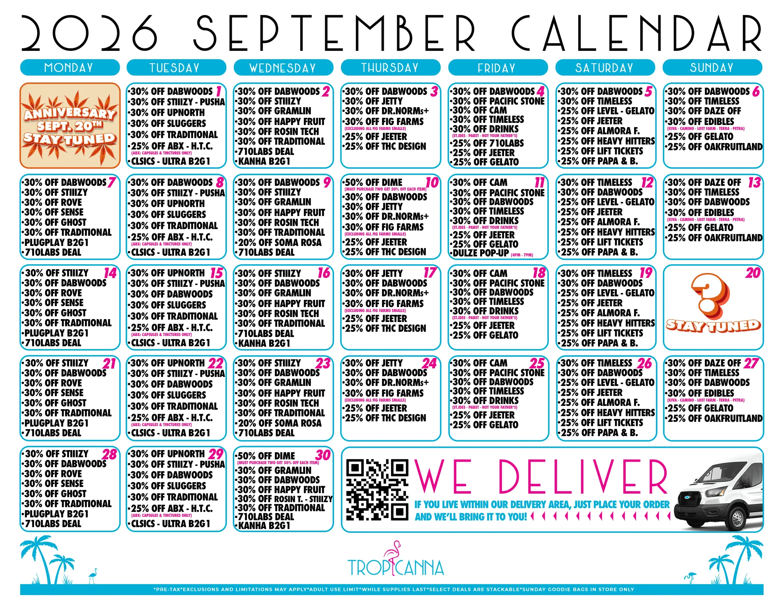 September 2026 Deals