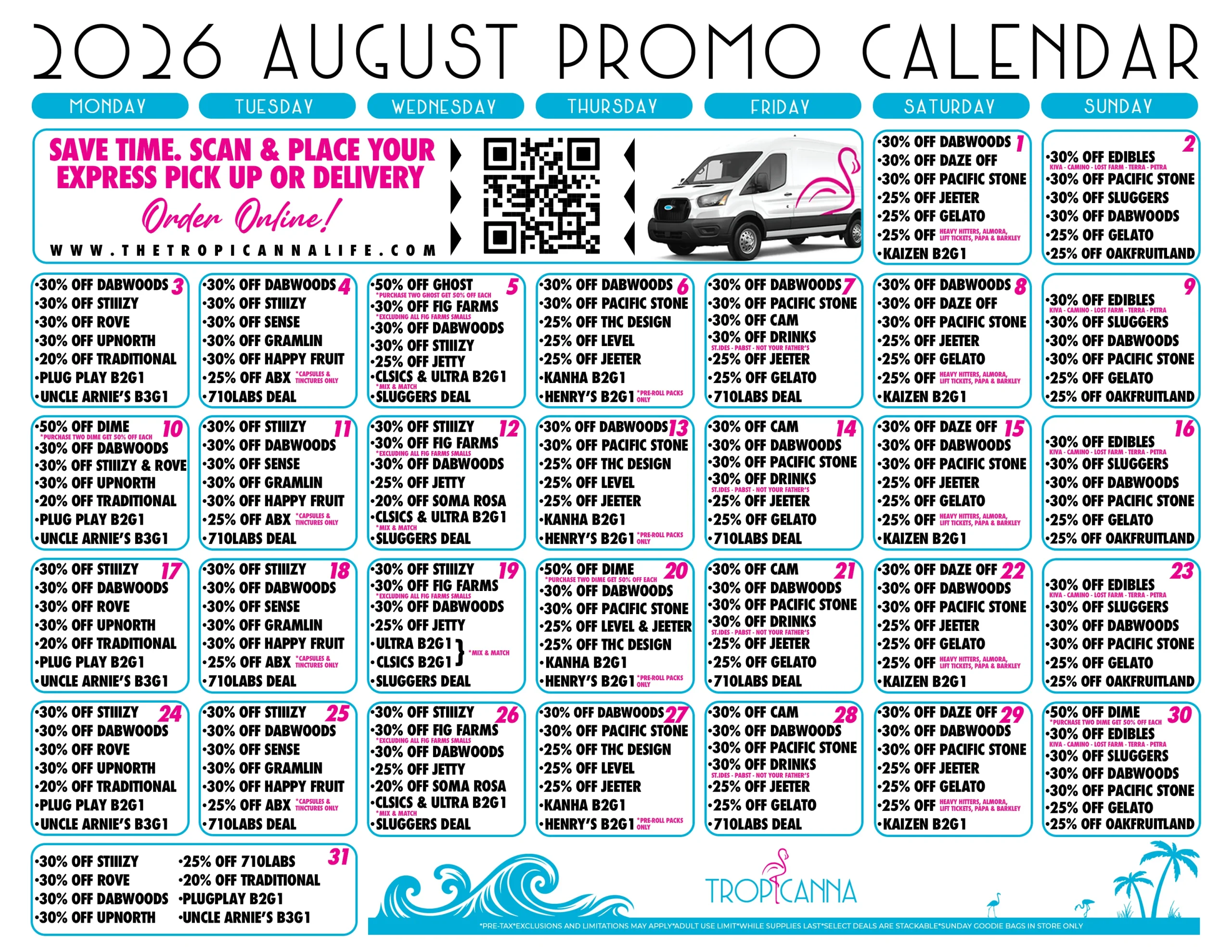 August 2026 Deals