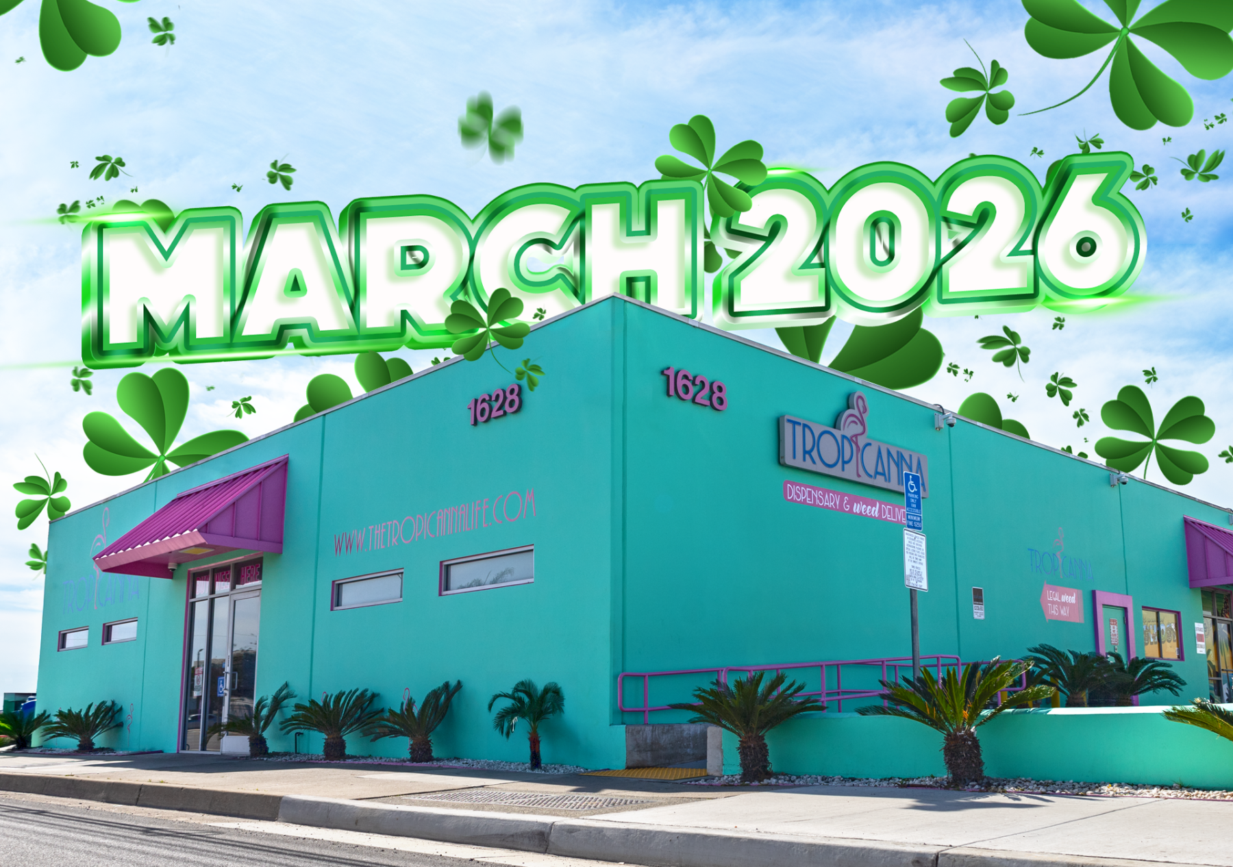 Tropicanna March 2026 Deals Calendar Image
