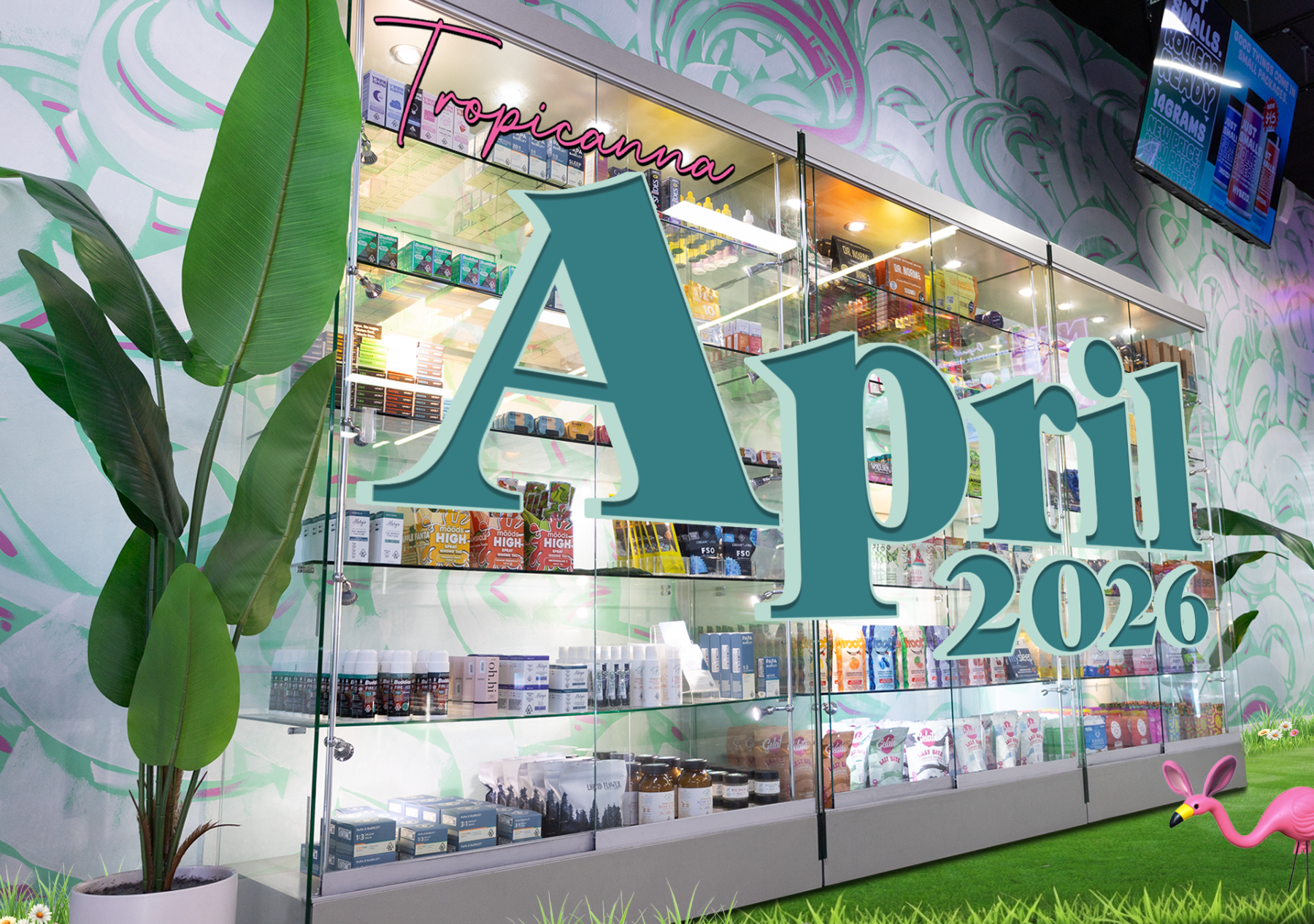 Tropicanna April 2026 Deals Calendar Image