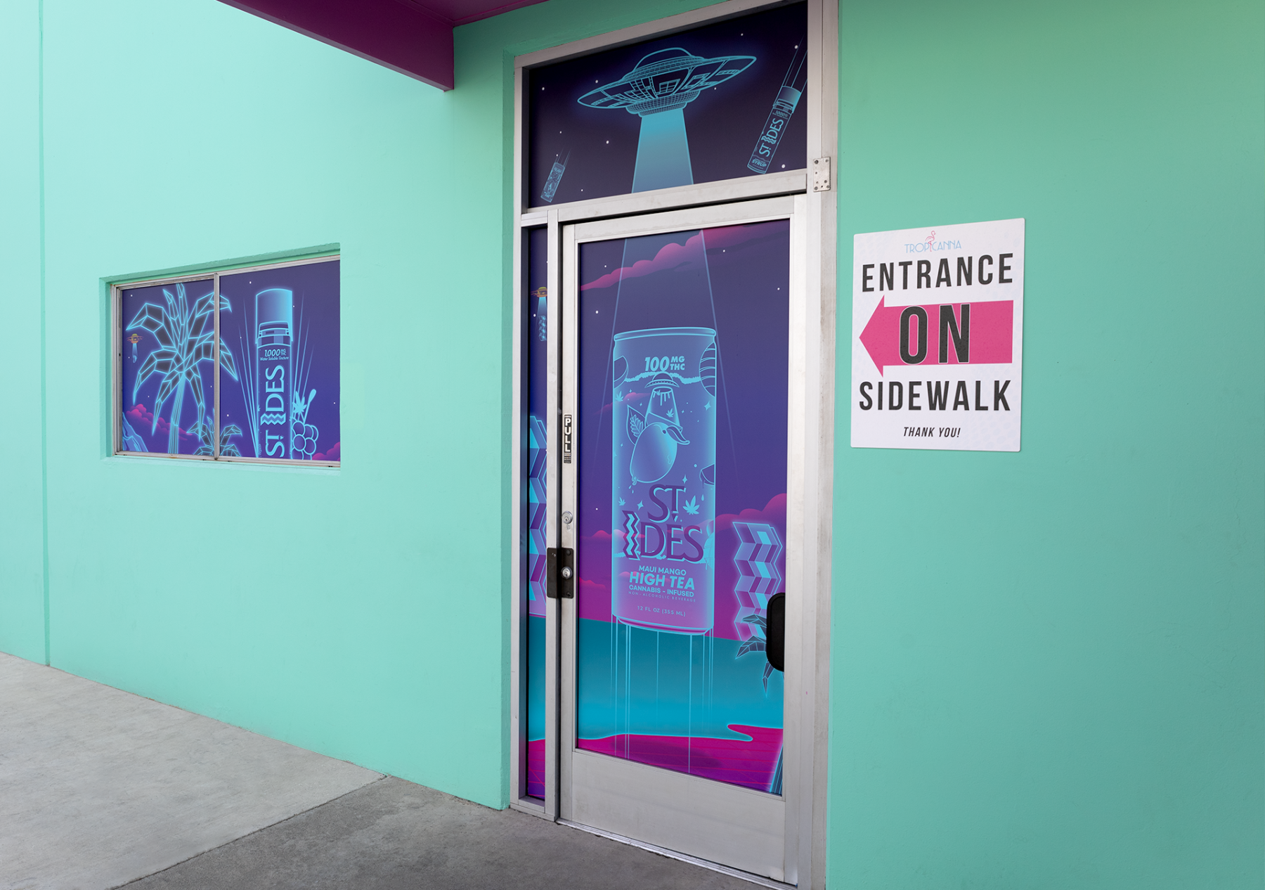 St. Ides Window Graphic